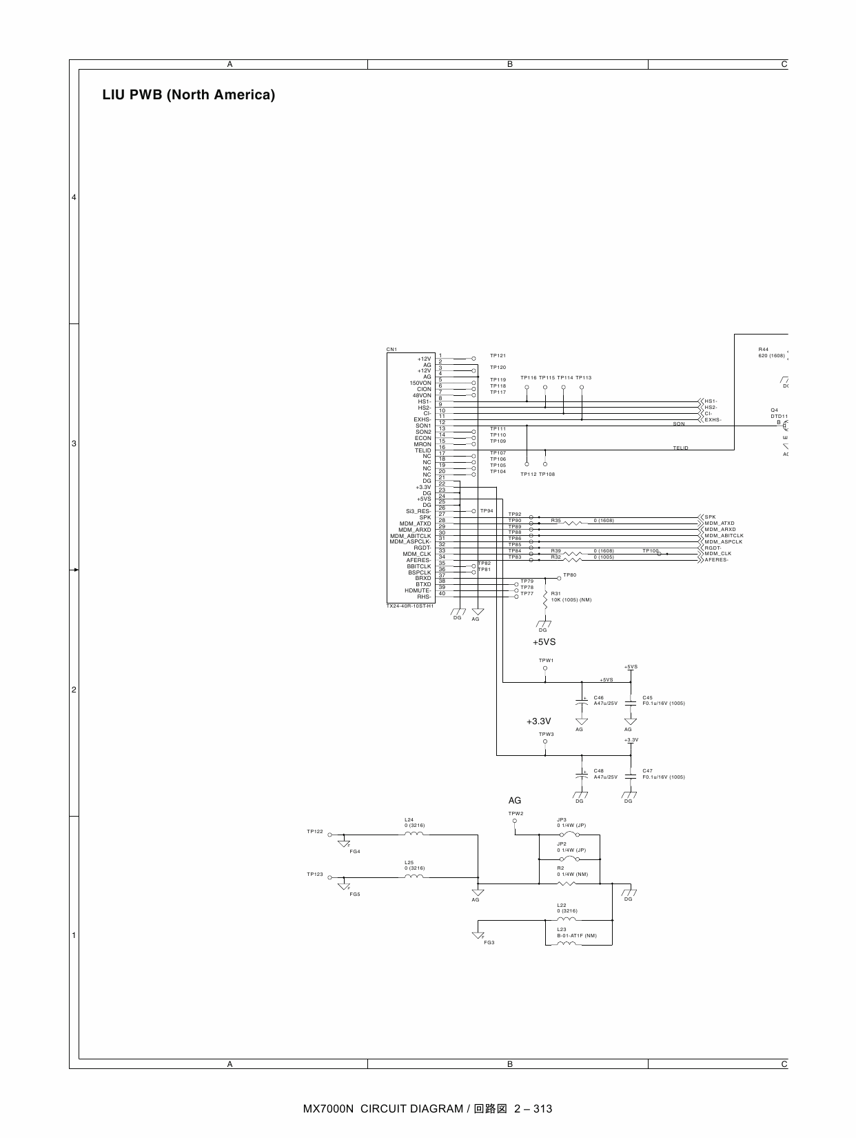 SHARP MX 5500 6200 7000 N Circuit Diagrams-6